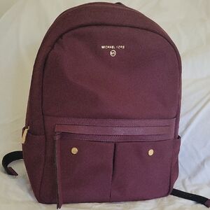 Michael Kors Deep Wine Backpack